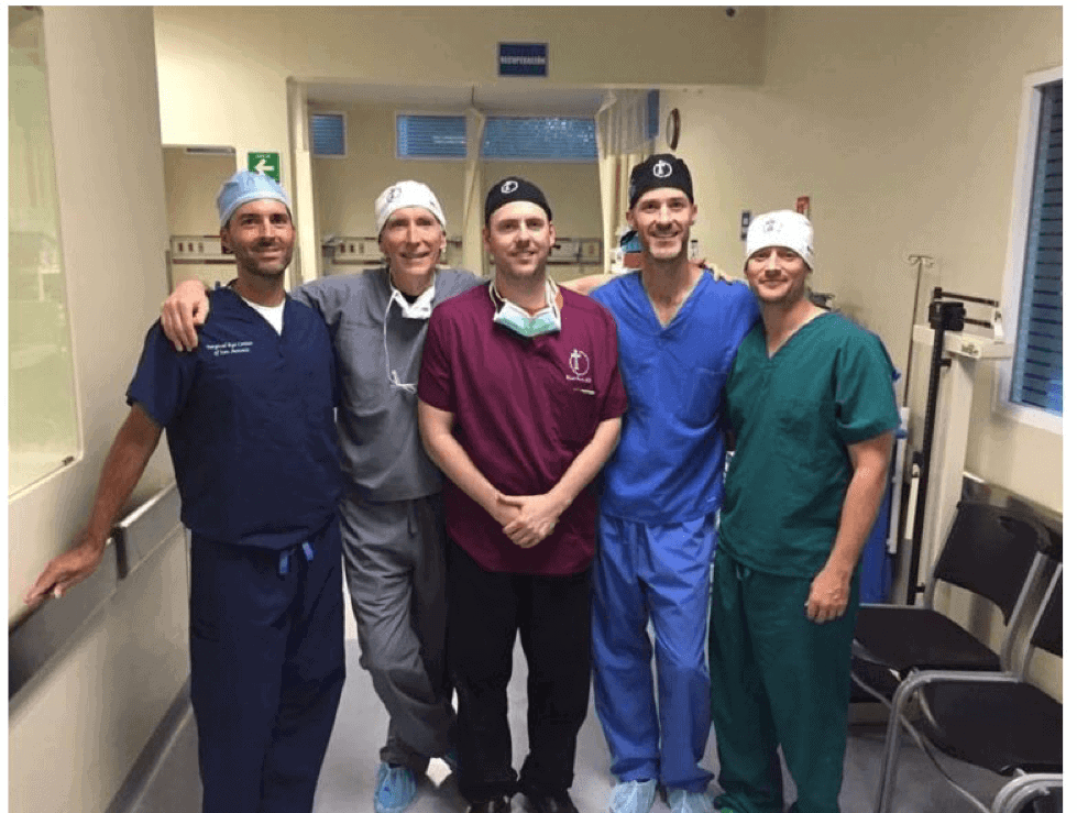Dr. Robert M. Reinauer and His Surgical Team