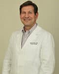 Doctor in lab coat
