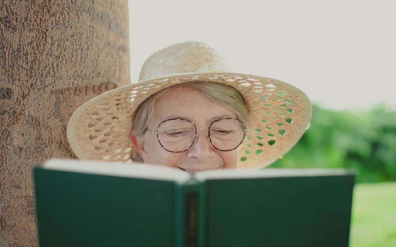woman who has presbyopia